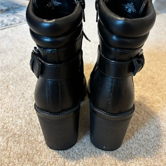 Guess Black Leather Heeled Boots - Picture 7 of 11